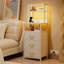 41cm W Metal Bedside Table-643335512