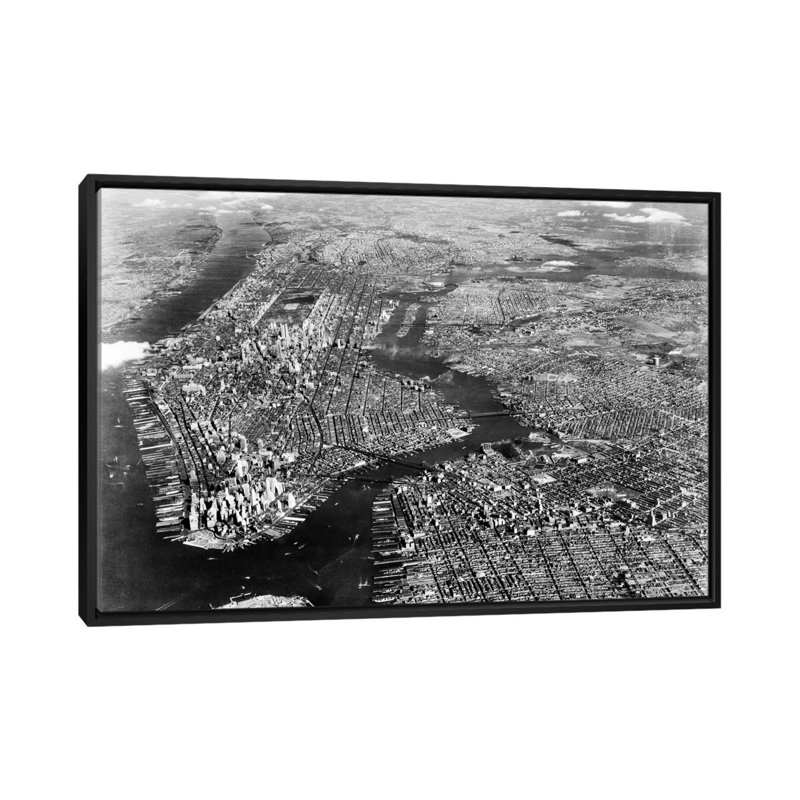 Reproduction de photo sur toile tendue, H 18 po x l 26 po x P 1,5 po, Toile avec cadre noir, Pas de tapis