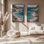 Ensemble de 2 estampes Crystal Rose Horizon