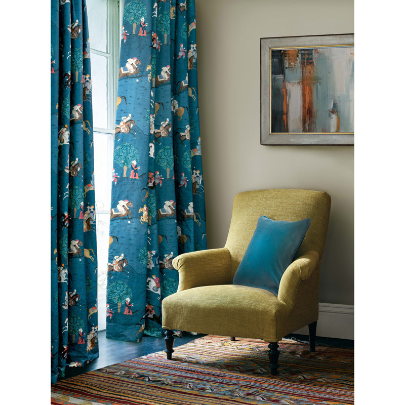 Caspian 100% Cotton Performance Fabric, Aqua