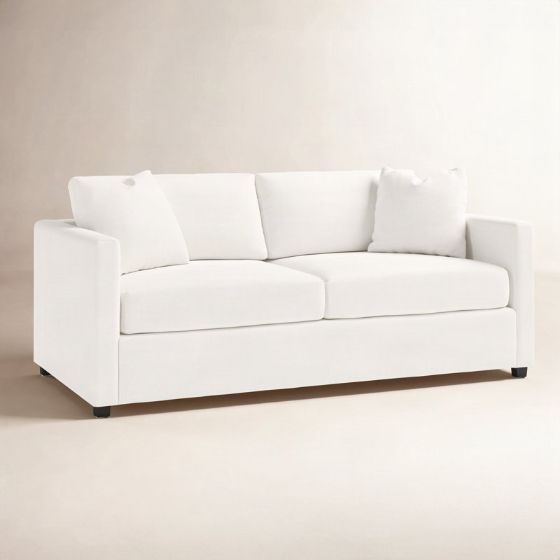Godwin 75" Sofa, Bayou Off White Canvas
