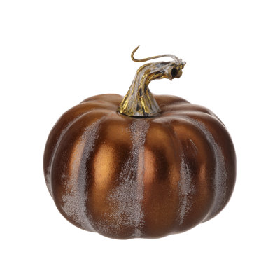 4" Metallic Autumn Latex Pumpkin Set