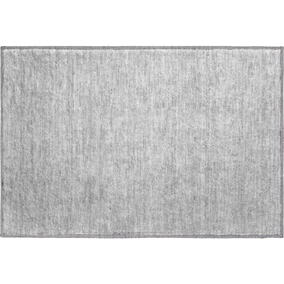 Premium Machine Washable Prisco Silver Rug