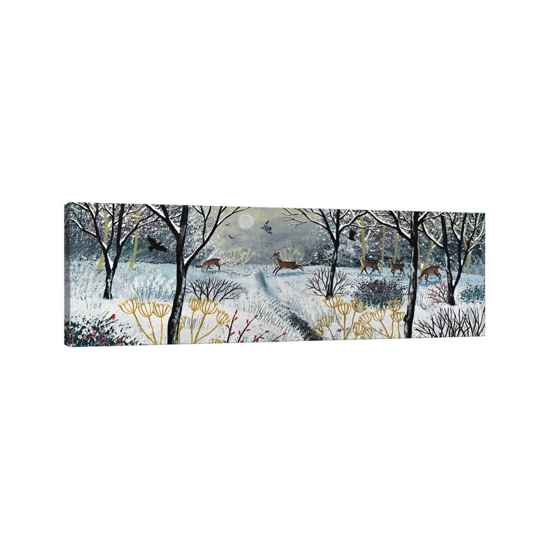 Through The Silence Of Snow by Jo Grundy - Wrapped Canvas Panoramic Print, 121.92 cm H x 40.64 cm W x 1.91 cm D