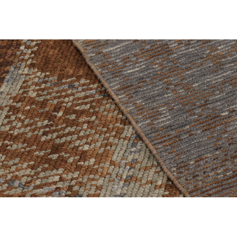 Modern One-of-a-Kind 8'2X10'1 Hand Knotted Area Rug