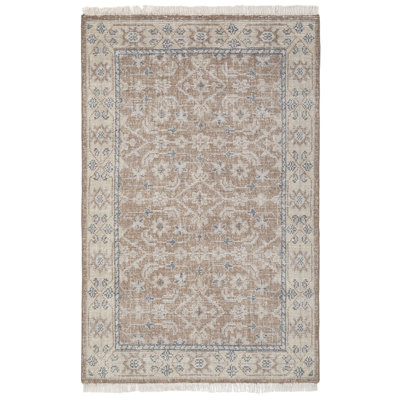 Tapis d'intérieur en laine noué à la main Kaya