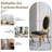 Damarae Upholstered Side Chair in Silver-867120219-867120230
