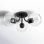 Mirianne 3 Light Glass Semi Flush Mount