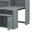 Lit escamotable simple avec garde-robe et tiroirs Earleville-108839926