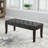 Solid Wood Upholstered Tufted Bench-459411016