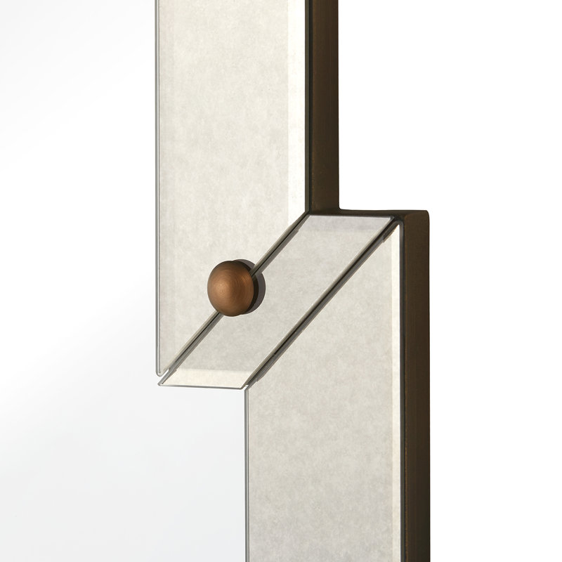 Lane Tiered Beveled Wall Mirror, 42" H x 23.5" W x 1" D