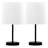 Cooper 16" Metal Accent Lamp - Set of 2-403416136