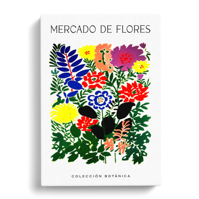 XMKTMKT-142 Botanical Flower Market Exhibition No.5 - Wrapped Canvas Print