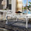Table de bout Bone White