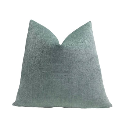 Housse de coussin en velours uni