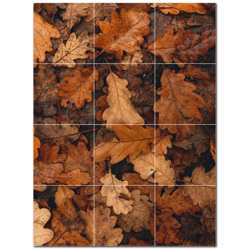 Murale en céramique satinée Autumn Photo 12 po x 12 po