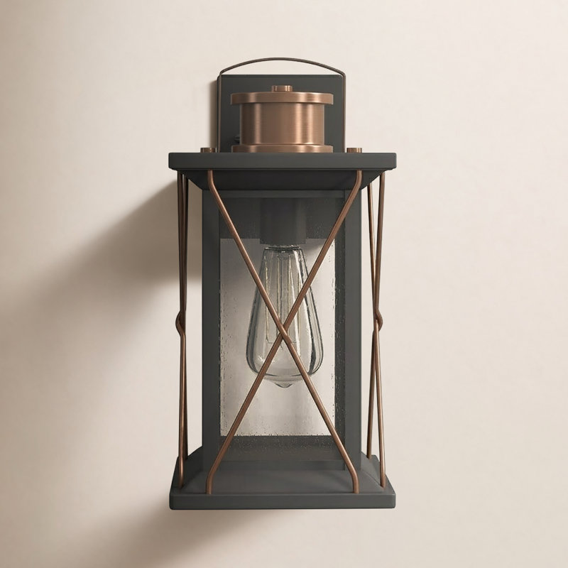 Inanna Wall Light, Antique Bronze, 16" H x 7.5" W x 8.5" D