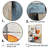 Orange And Blue Cubism Assemblage - Abstract Collages Wall Art Prints-1091571865-1091571864