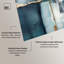 «Gilded Blue Luxe Blue Art», ensemble de 2 panneaux imprimés sur acrylique -774650020