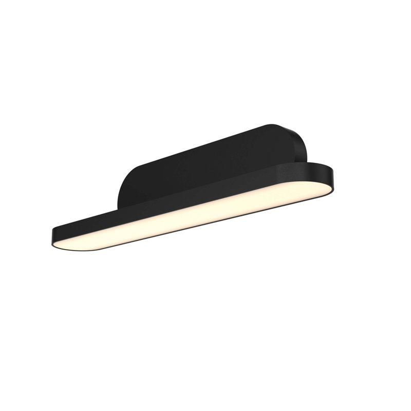 Meuble-lavabo oblong Shift, Noir, H 3 po x l 32 po x P 4,75 po, 34 W
