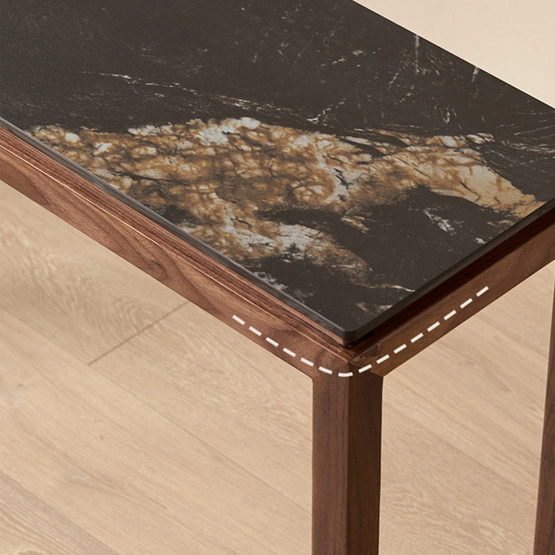 Console Modern Light Luxury, H 33,5 po x l 39,4 po x P 13,8 po