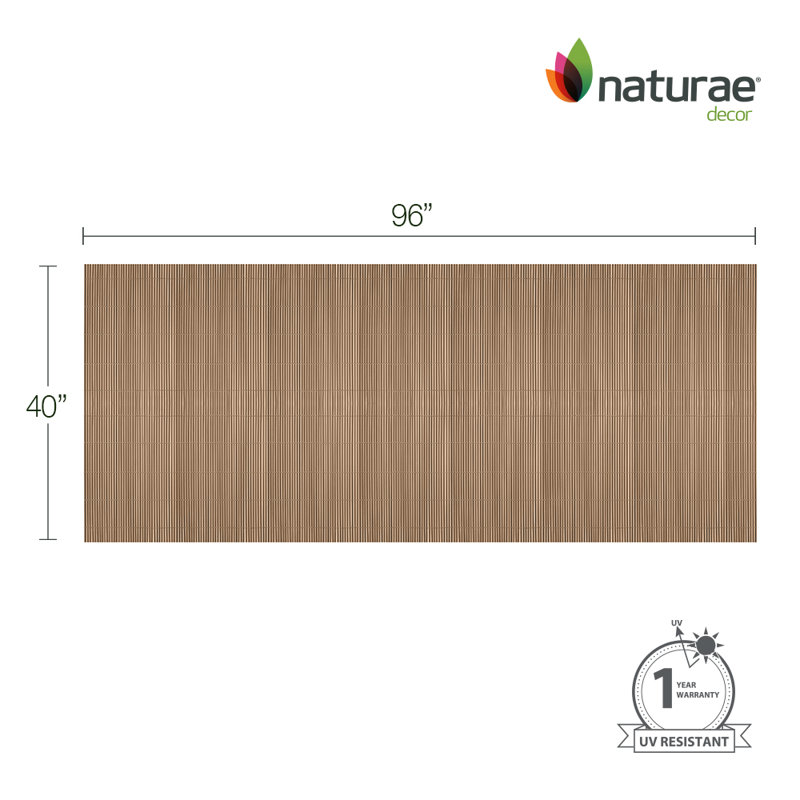 Pvc Privacy Screen 40 X 96-in, Brown