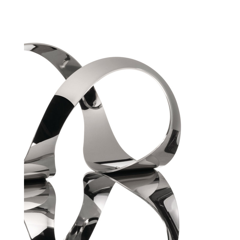 6 Bottle Tabletop Wine Bottle Rack in, Mirror Polished
