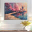 Rose, bleu, été, astral, observatoires I - Art mural-1273857100-1273857105