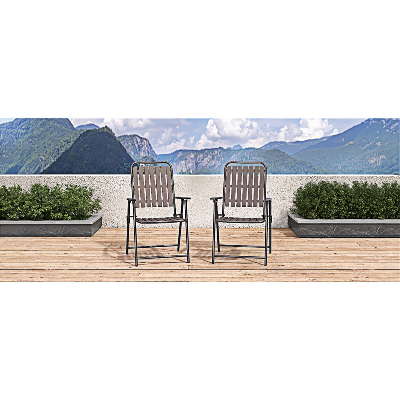 Ensemble de 2 chaises pliantes