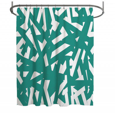 Rideau de douche Map White