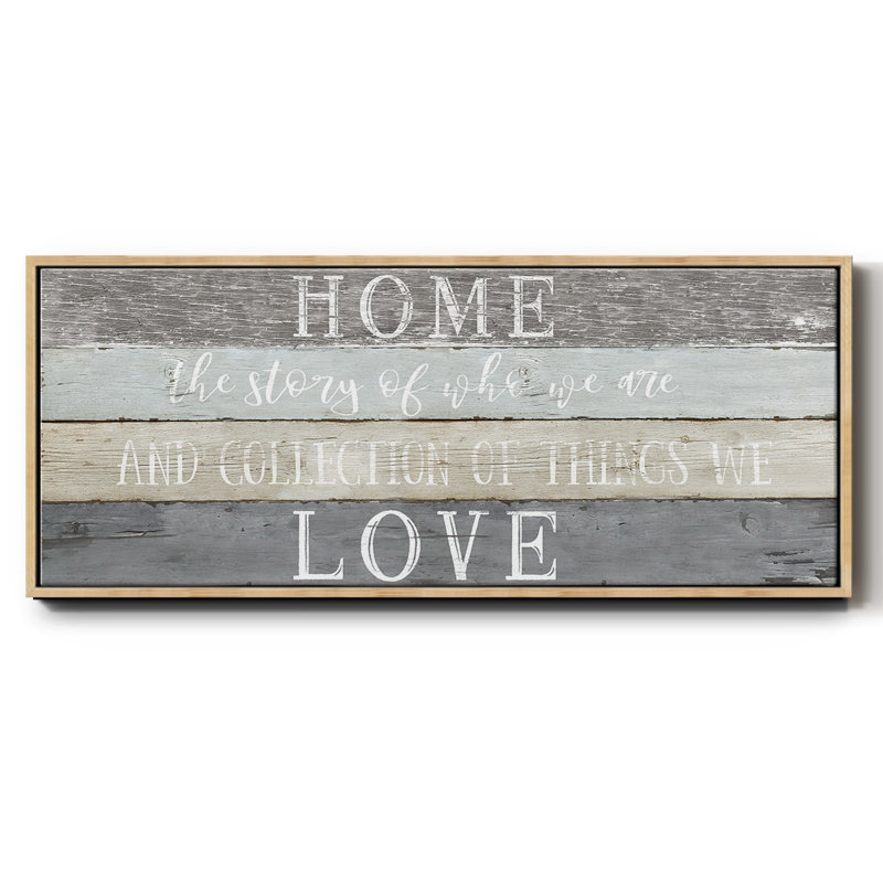 Home Love- Framed Canvas