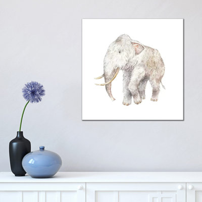 Woolly Mammoth 1 Piece Wrapped Canvas Painting