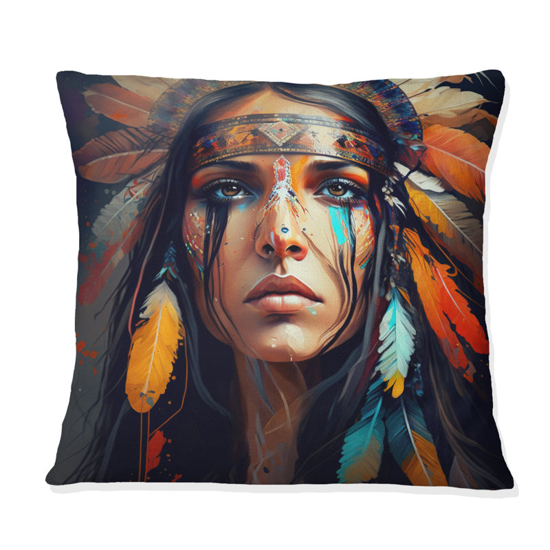 Coussin Colorful, H 18 po x l 18 po