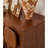 Retro Style Square Handle Accent Chest
