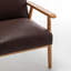 25.38'' Wide Wood Frame Armchair-799658108