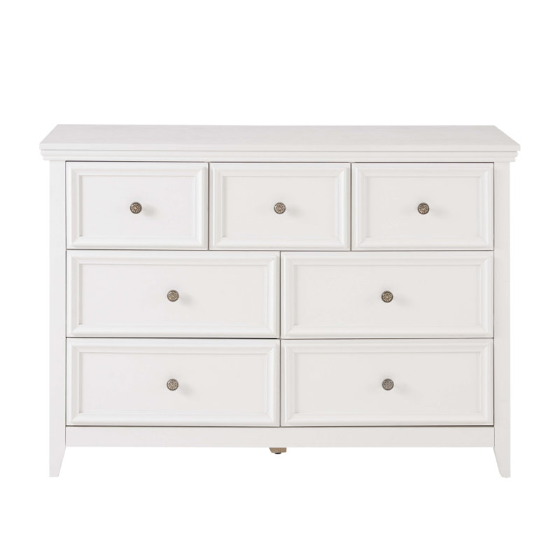 Commode 7 tiroirs Modern, Blanc