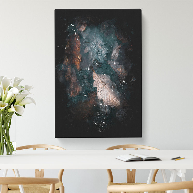 Autumnal Leaves - Wrapped Canvas Print, 50cm H x 35cm W x 3cm D