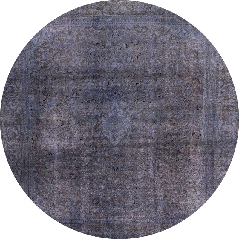 Abstract Indoor Rug, Round 3'