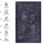 Tapis de 150 x 240 cm, lavable à la machine, à poils courts, antidérapant, ne peluche pas, pliable et adapté aux animaux domestiques - Idéal pour le salon, la chambre, la cuisine et la salle à manger. Tapis lavable de 150 x 240 cm, confortable et pratique.