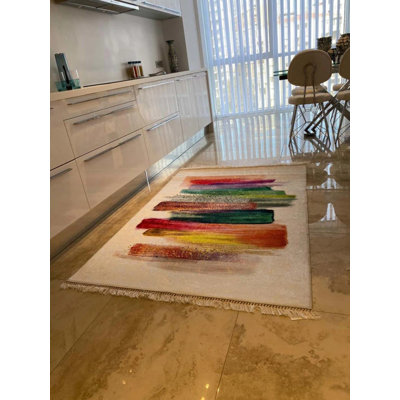 Tapis Lao avec envers antidérapant