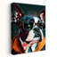 Élégant art mural contemporain Boston Terrier-129475493