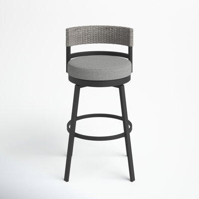 Chave Patio Stool with Cushion by Joss & Main