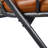 Peterson Wood Arm Genuine Leather Lounge Chair-115353293