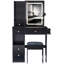 Petit meuble-lavabo 29,2 po avec tabouret de bureau et tabouret