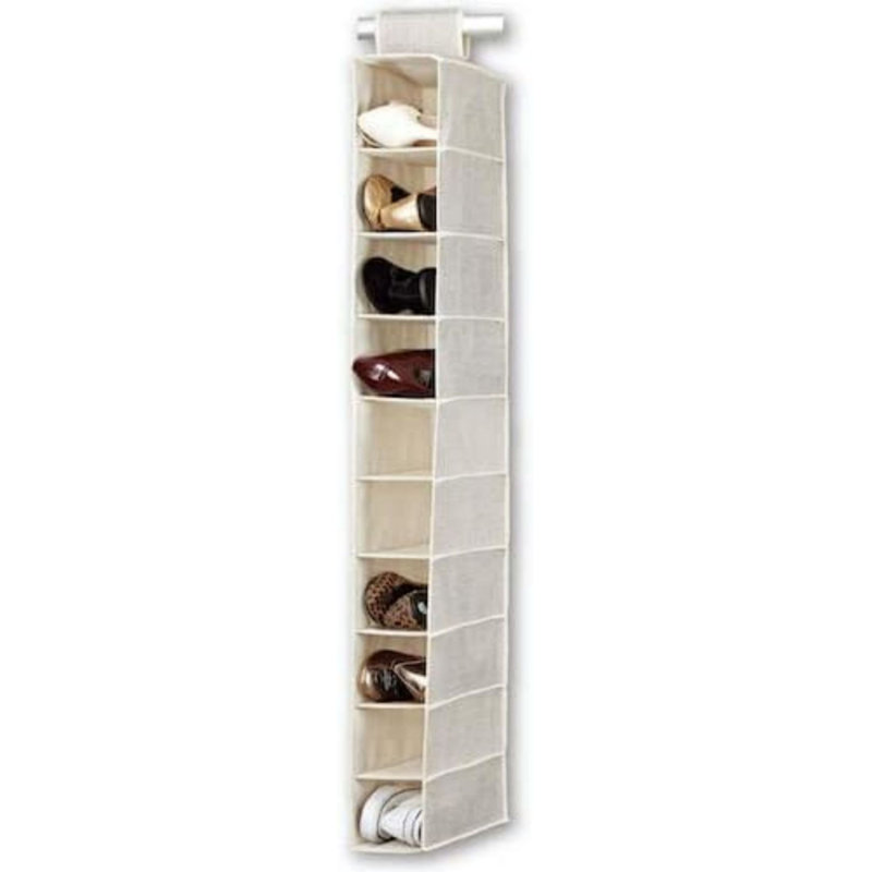 10 Pair Hanging Shoe Organizer