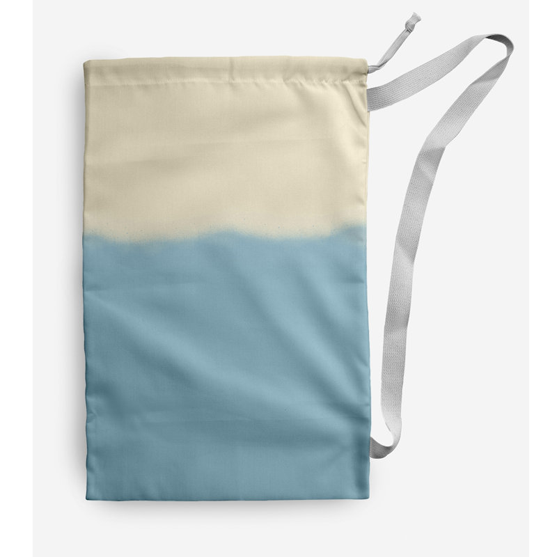Fabric Laundry Bag with Handles, Small (29" H x 18" W), Blue