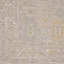 Tapis oriental en polyester tissé à la machine Don Beige / bleu / or-97574257