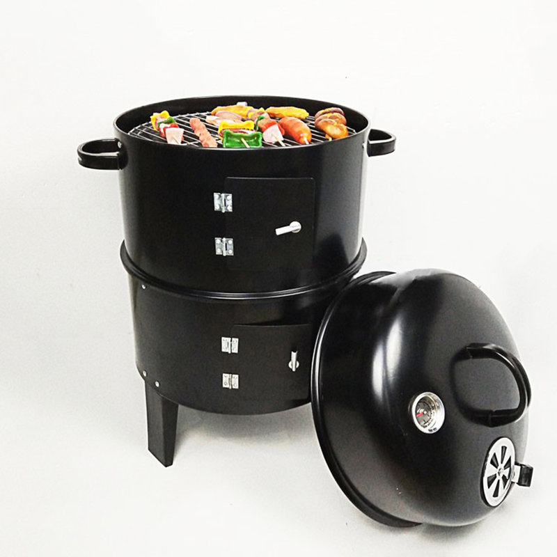 Barbecue Oven - Tender And Delicious Bbq Every Time 15.45 In. Square Outdoor Grill Perfect For Entertaining