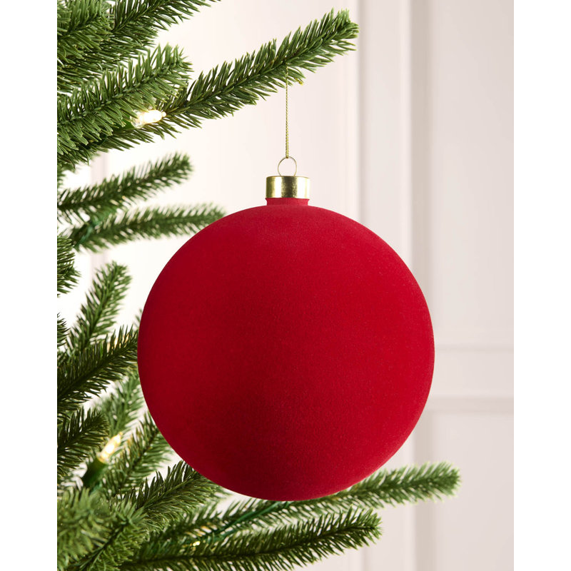 Polystyrene Shatterproof Bauble, 17.5 cm H x 15 cm W x 15 cm D, Purple