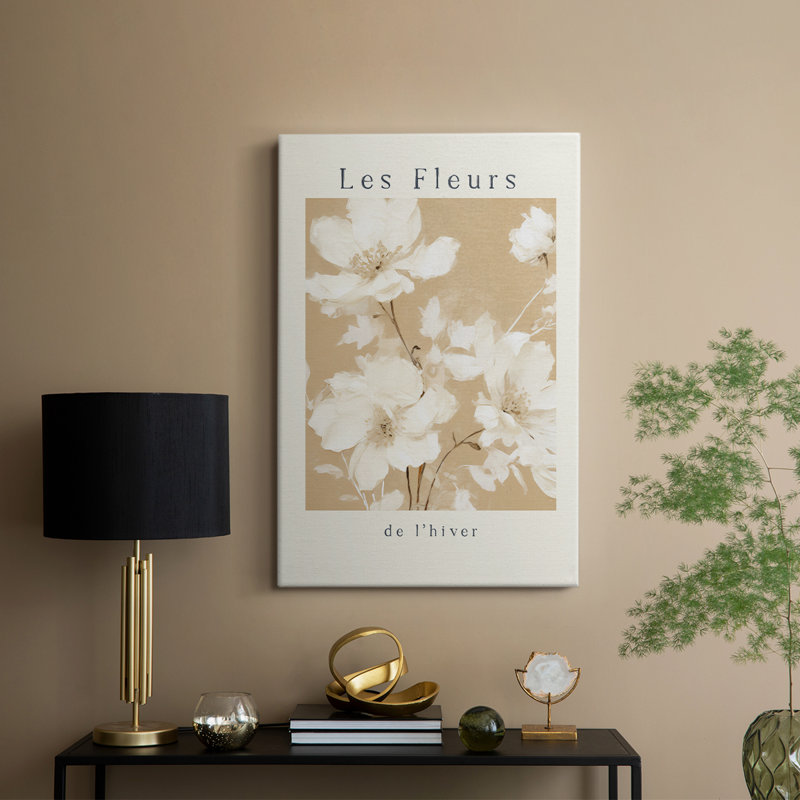 Imprimé floral rétro XXXII - galerie Cavas, H 60 po x l 40 po